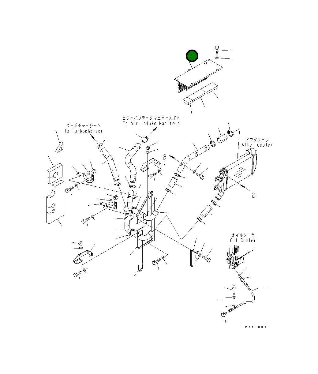 Защитный кожух 22U-03-21910 Komatsu
