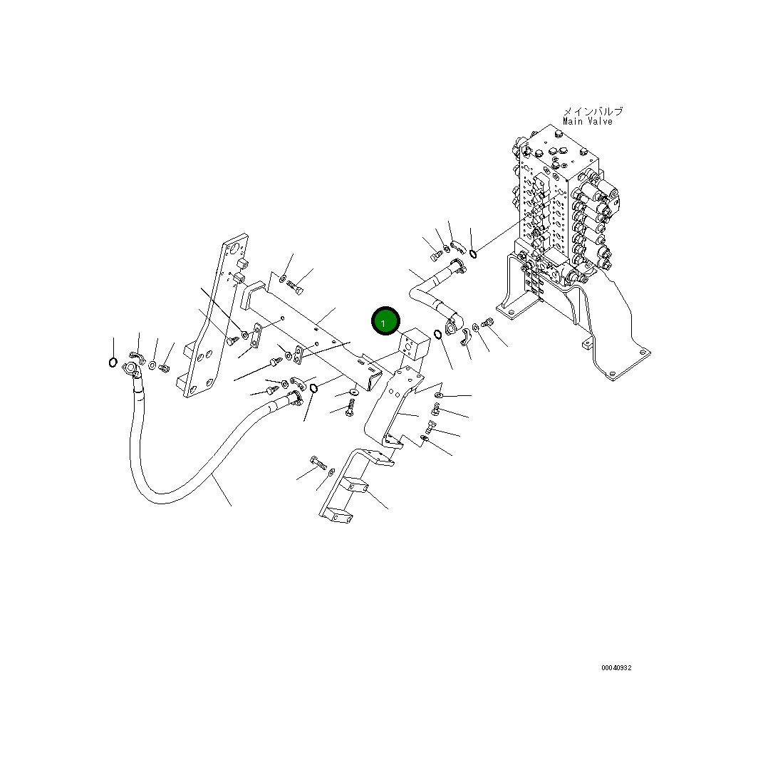 Блок 20Y-62-58280 Komatsu