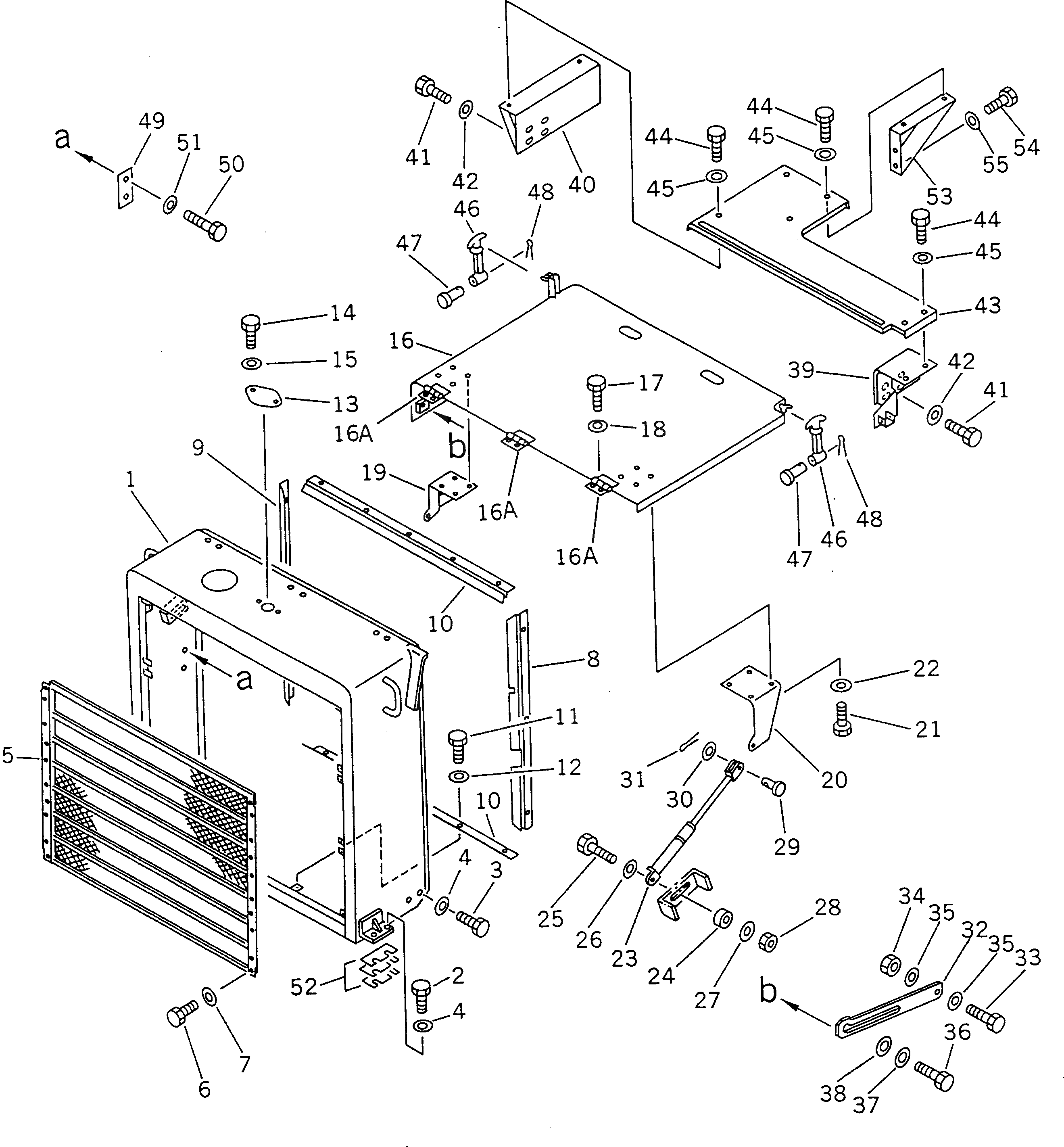 Кронштейн 569-54-41253 Komatsu
