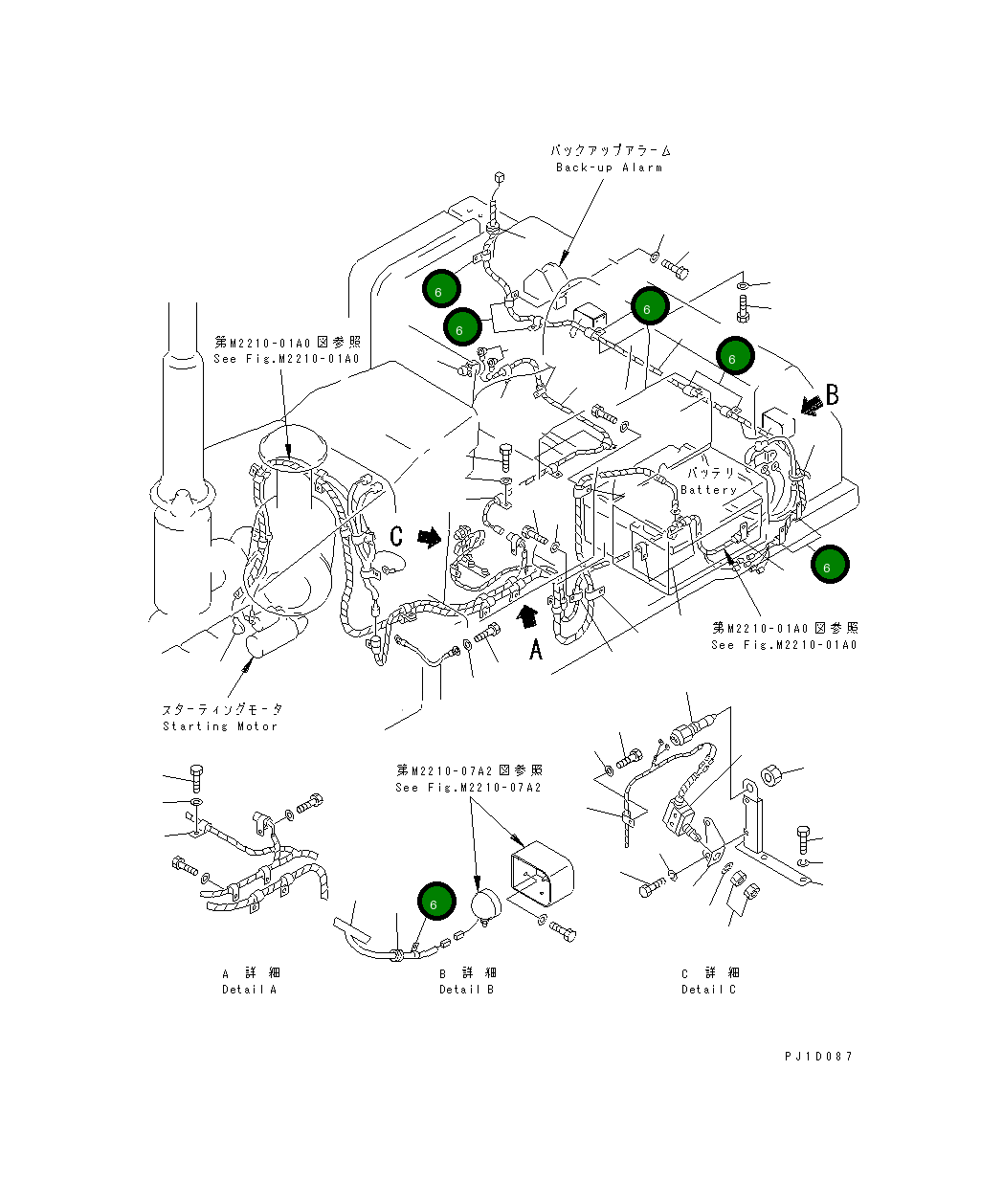Жгут проводов 154-06-42660 Komatsu