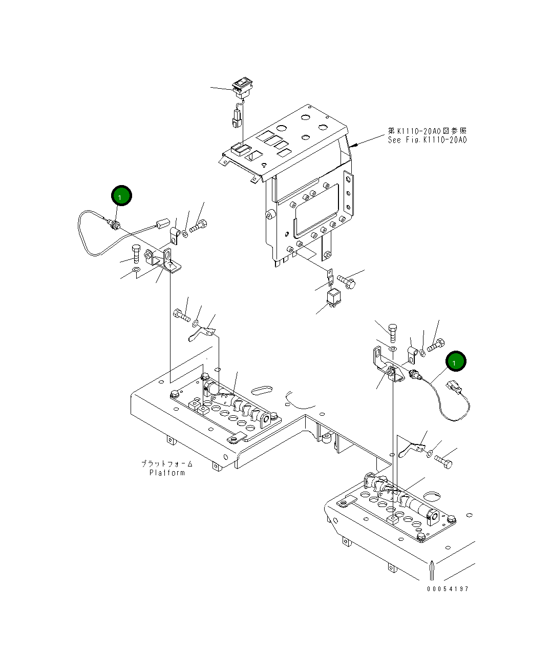 Датчик 23B-06-61650 Komatsu