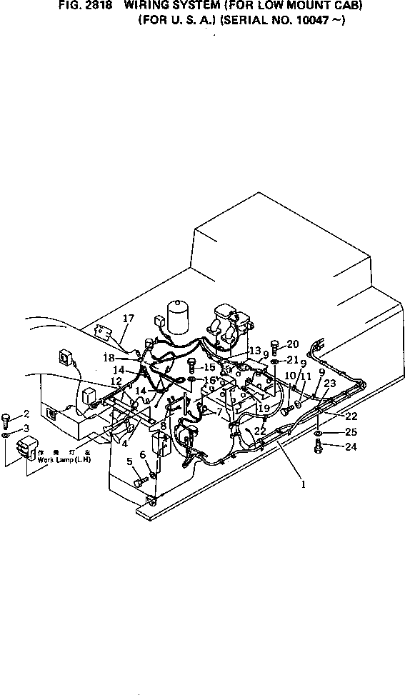 Жгут проводов 209-06-25140 Komatsu