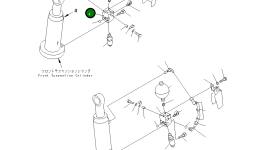 Блок, правый 21J-60-11720 Komatsu