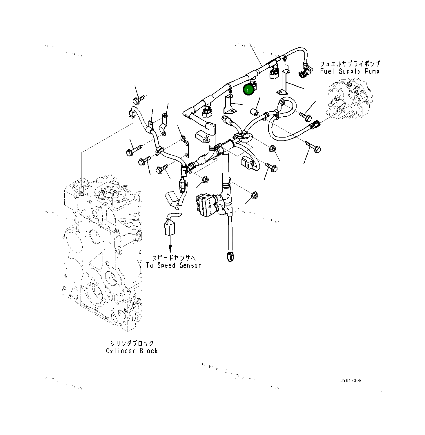 Жгут проводов 6754819520 Komatsu