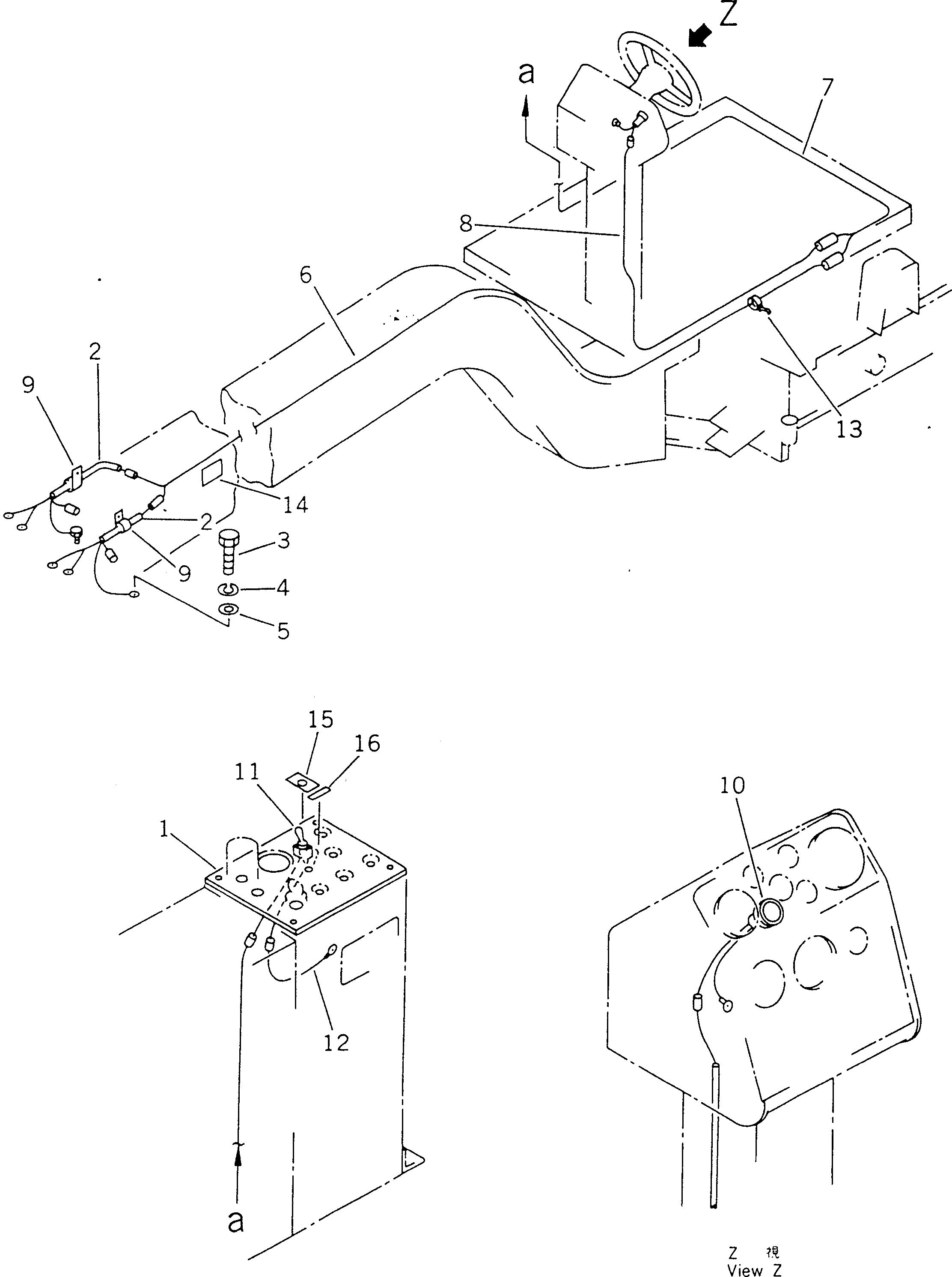 Панель 23B-806-1150 Komatsu