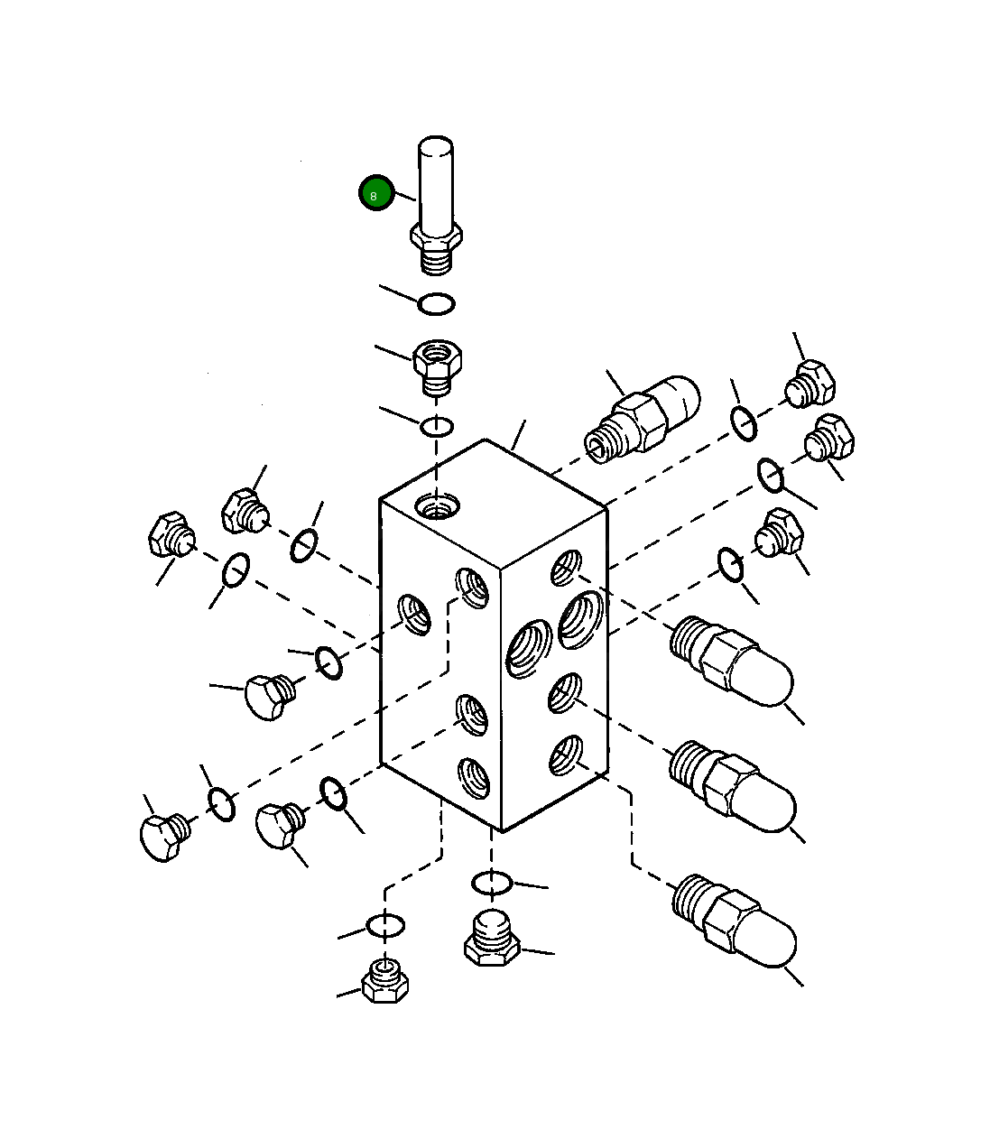 Датчик 1232 811 H1 Komatsu