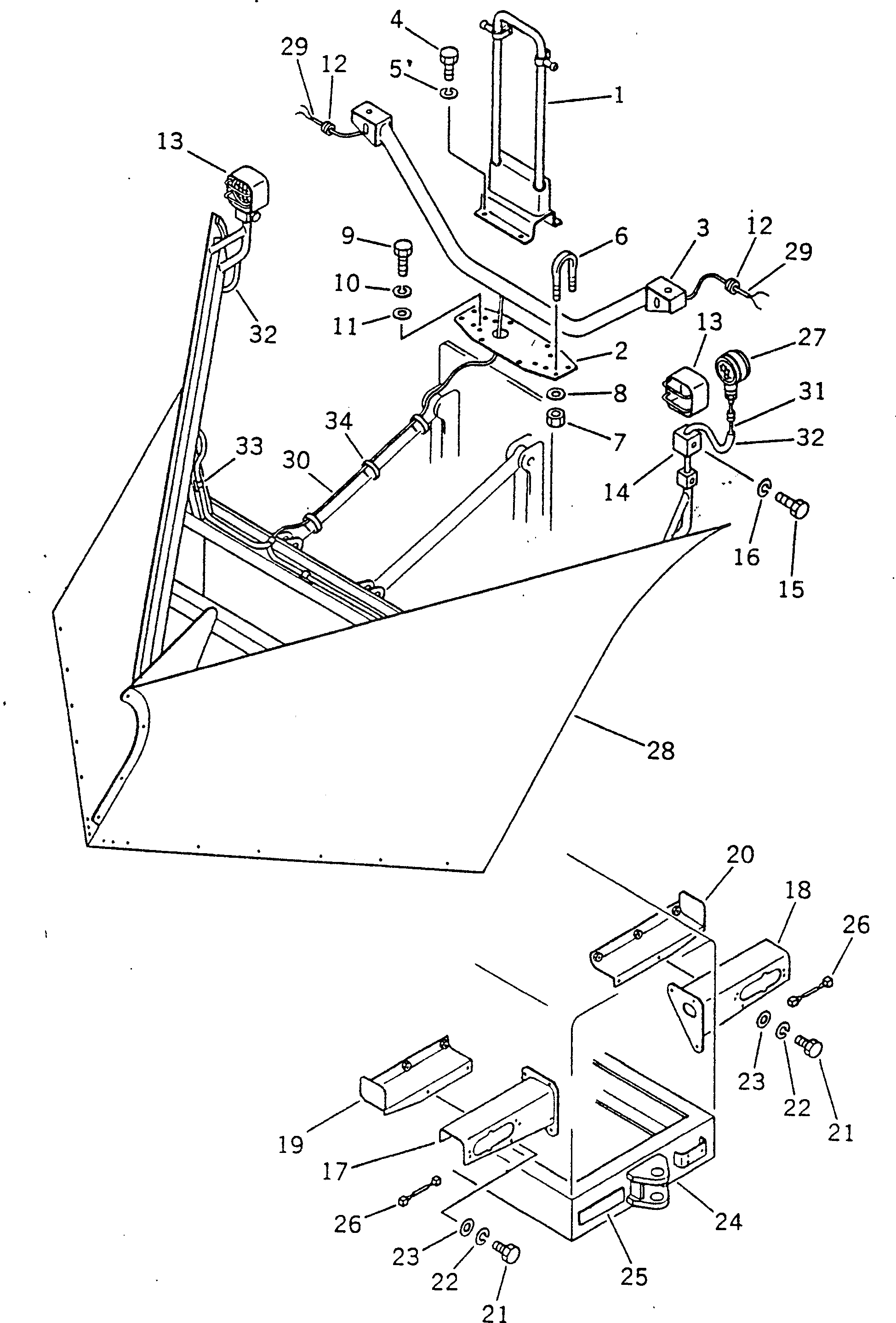 Плуг 237-806-9130 Komatsu