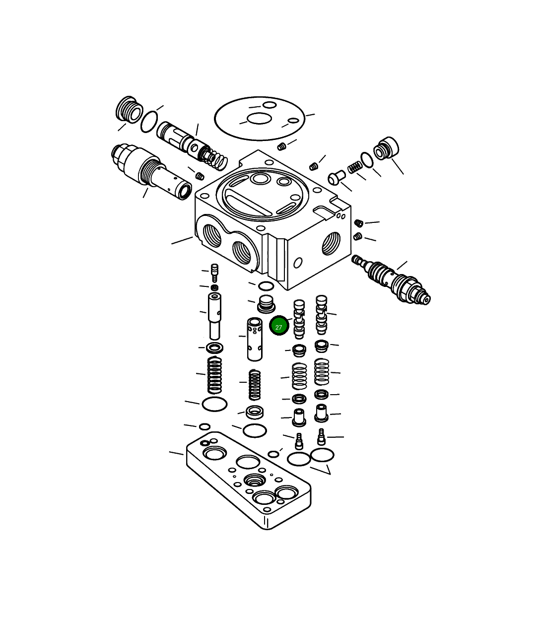 Золотник 723-11-25240 Komatsu