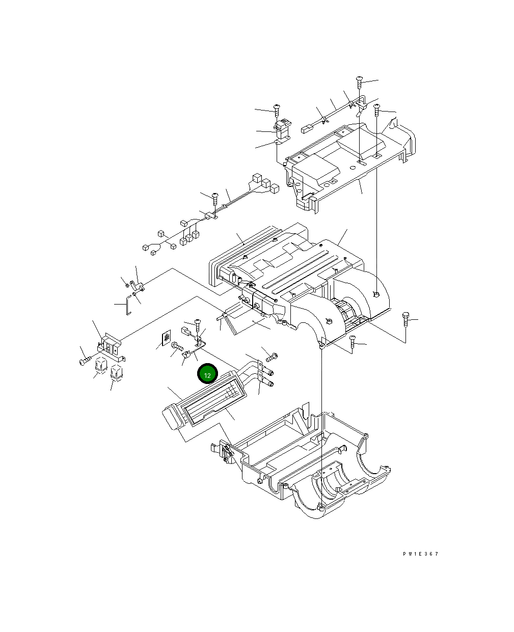Датчик TW582623-1800 Komatsu