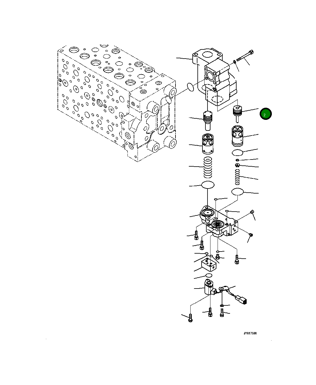 Золотник 723-40-87620 Komatsu