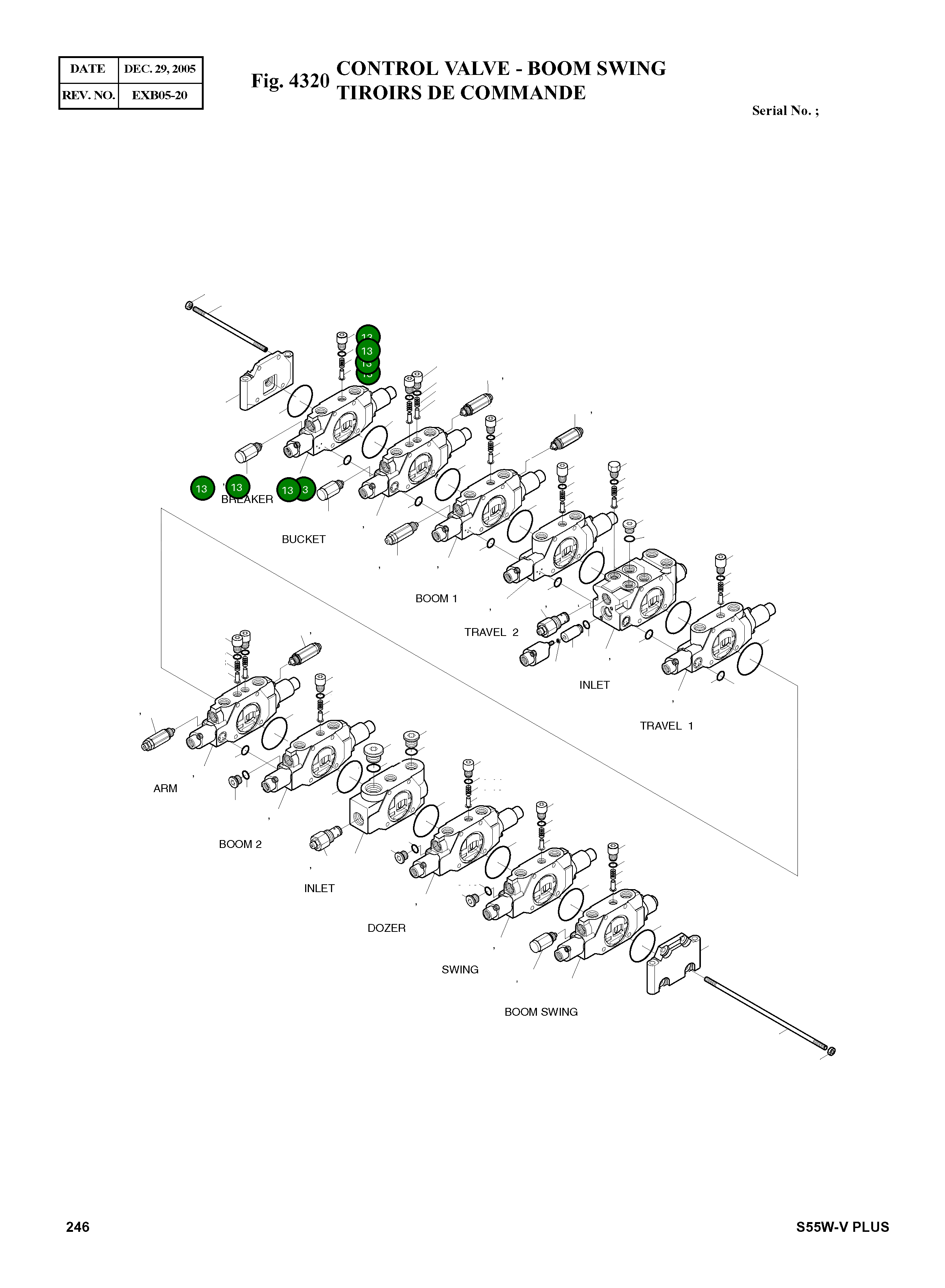 Блок в сборе – гидромолот 2007201310 Komatsu