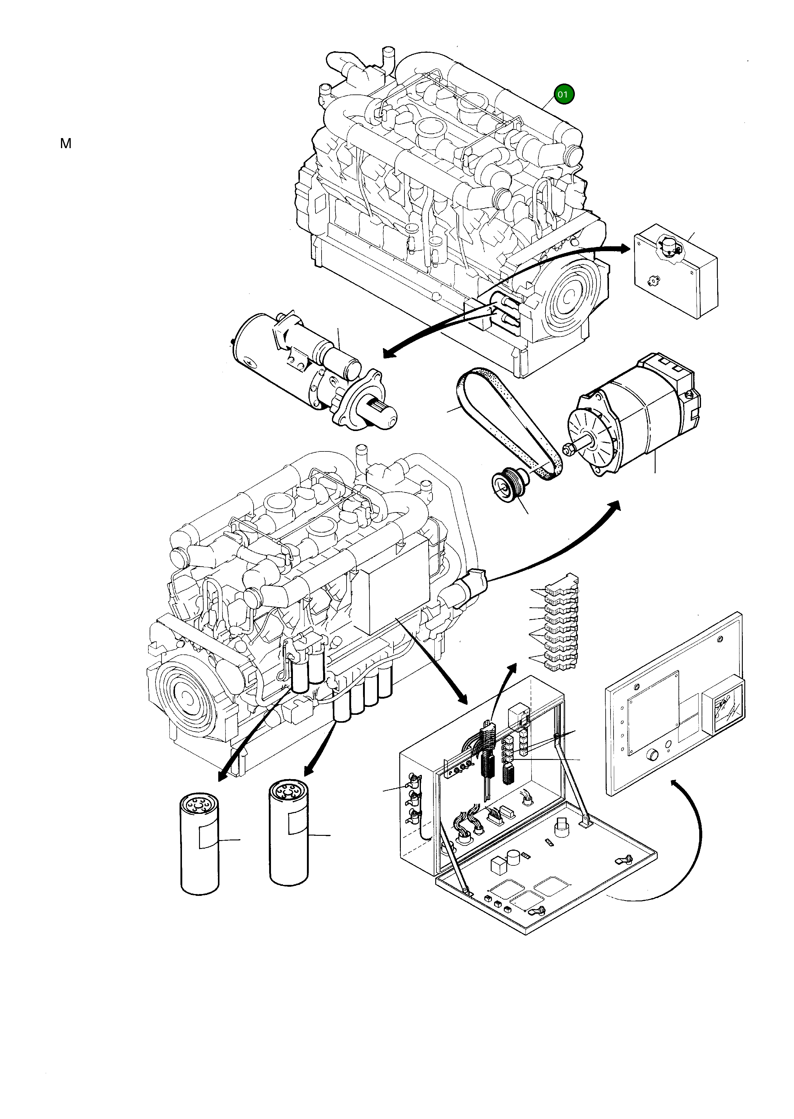 Дизельный двигатель 655 702 40 Komatsu