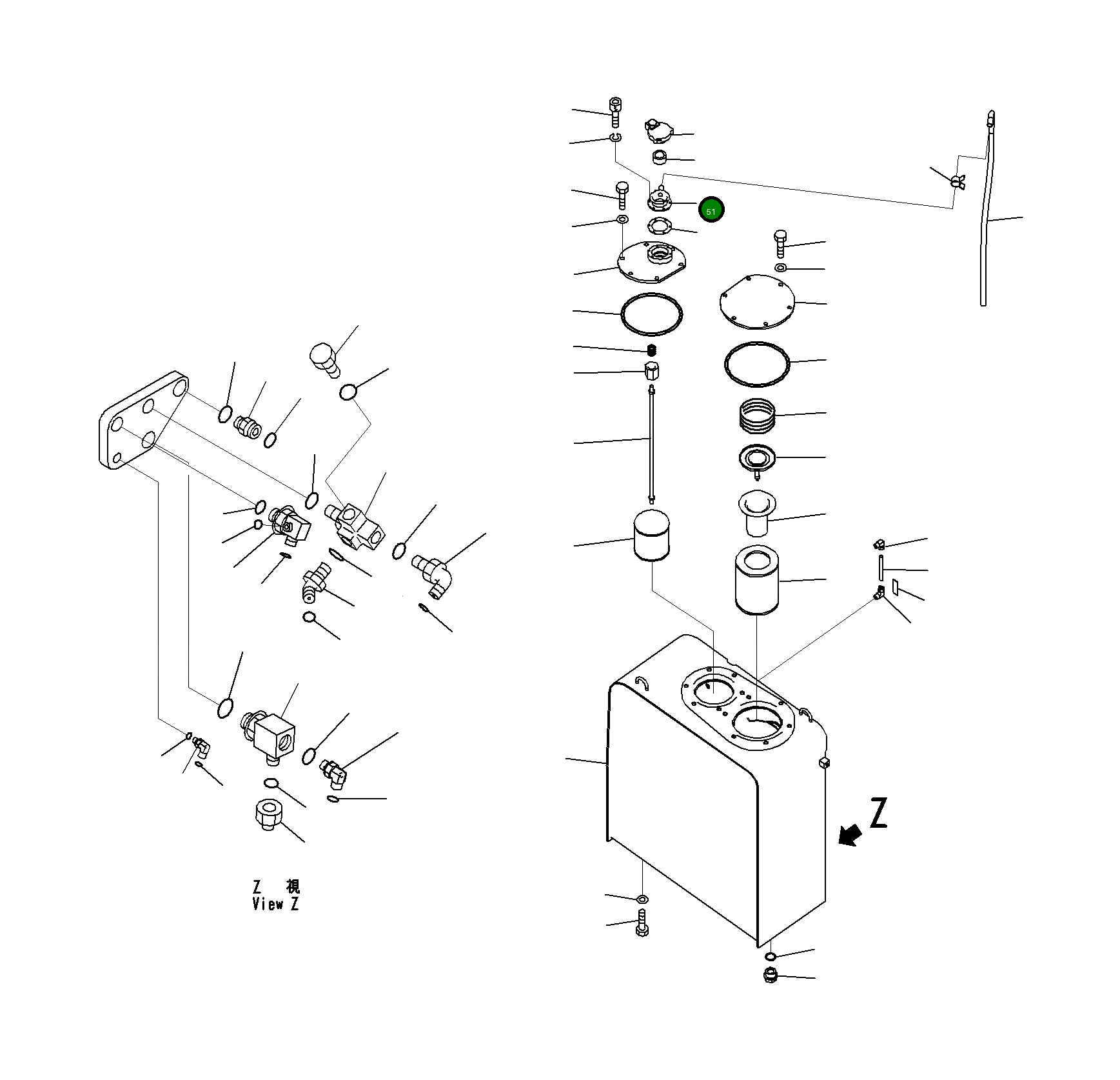 Горловина 208-60-71180NK Komatsu