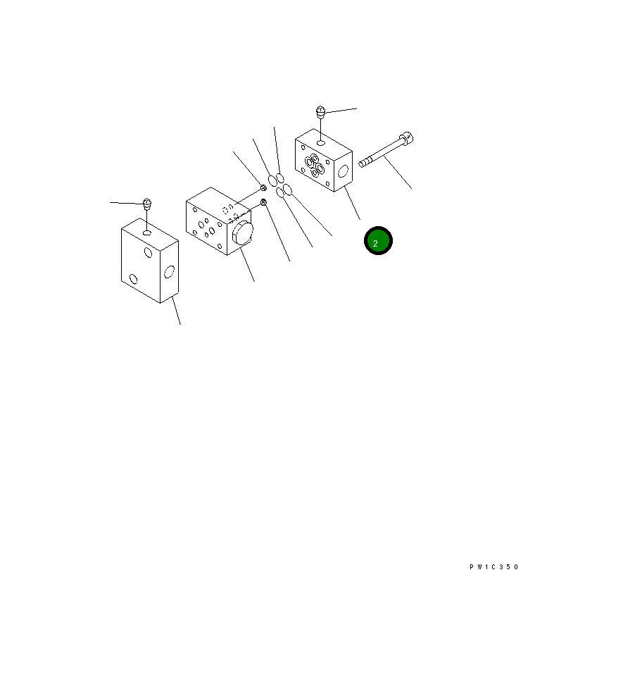 Блок 209-62-77890 Komatsu