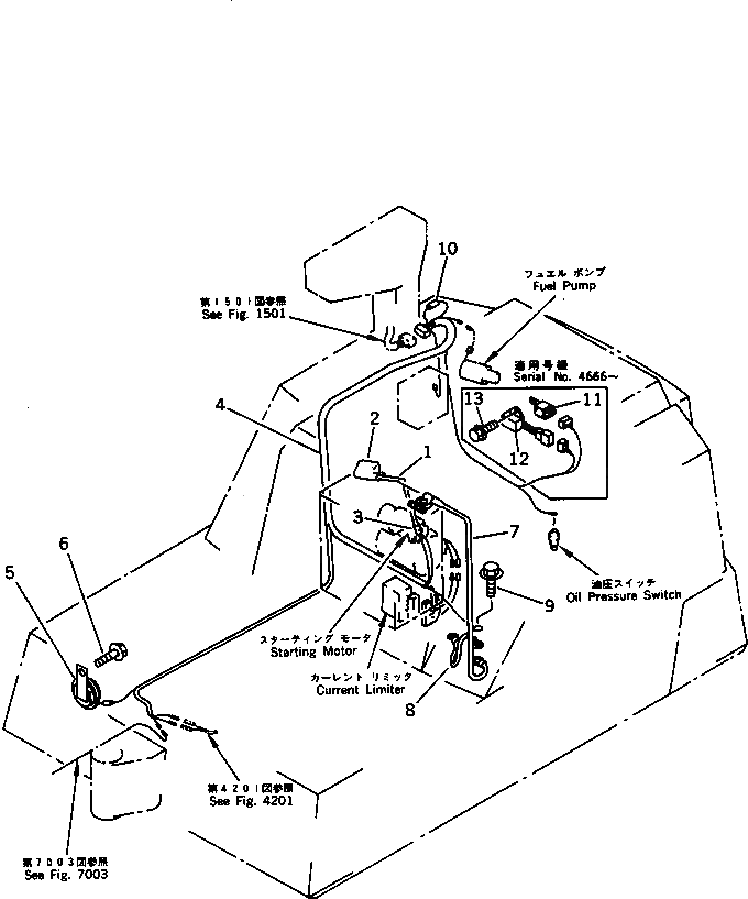 Жгут проводов 21S-06-11211 Komatsu