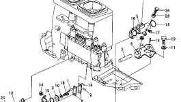 Педаль YM172186-45040 Komatsu
