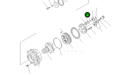 Деталь TZ550A1014-00 Komatsu