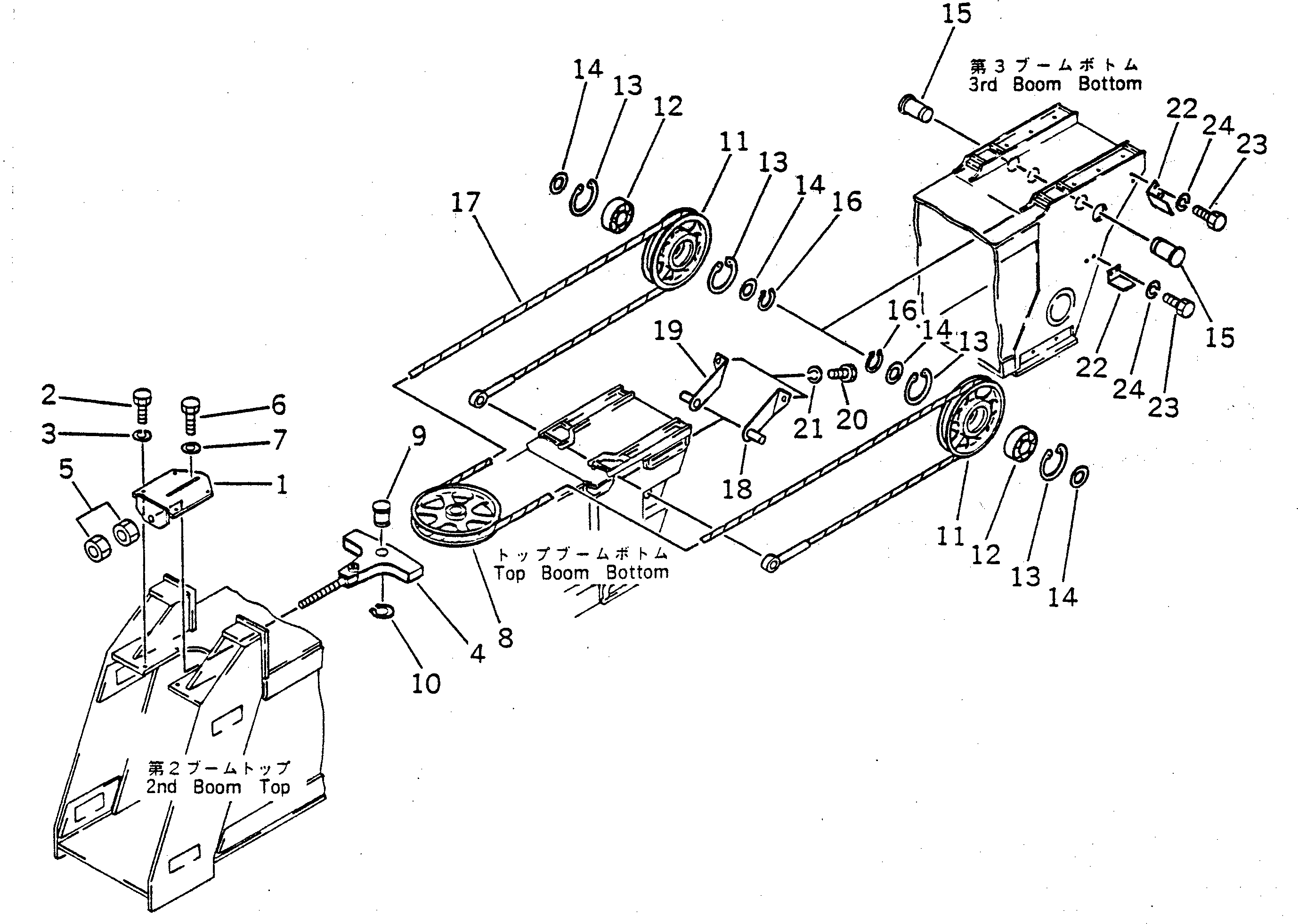 Палец 23S-70-13390 Komatsu