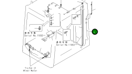 Кабель 21T-06-71810 Komatsu