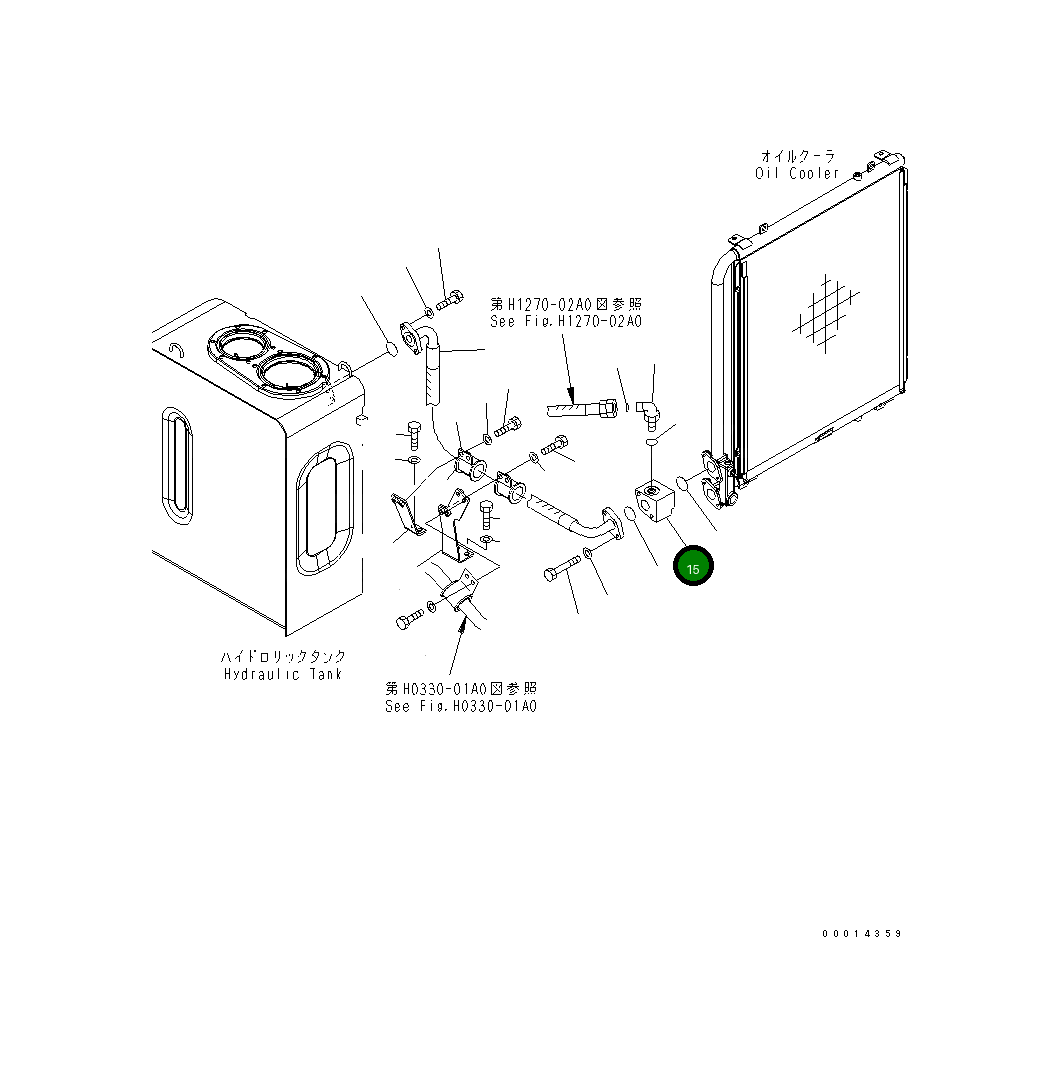 Блок 22S-62-81430 Komatsu