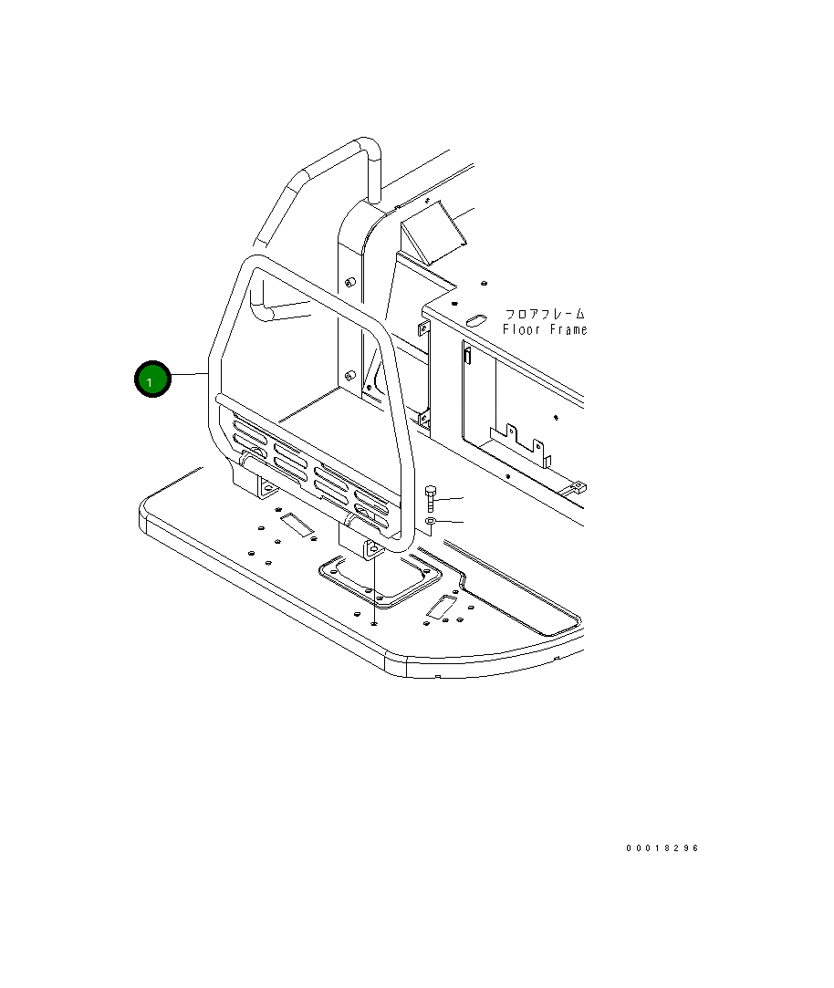 Защитный кожух 22L-54-24240 Komatsu
