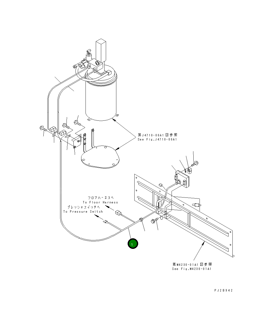 Жгут проводов 427-S95-4412 Komatsu