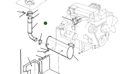 Глушитель 21D-01-13120 Komatsu