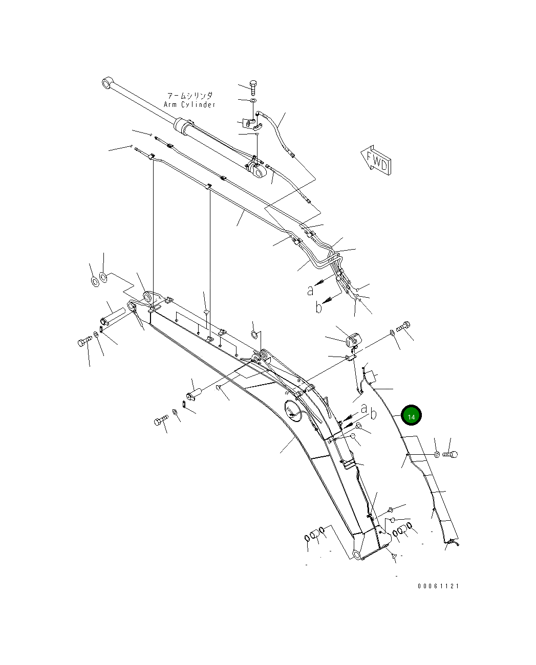 Жгут проводов 22B-06-21320 Komatsu