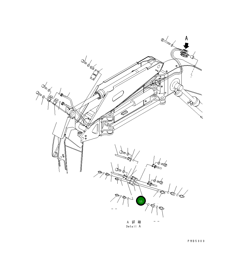Блок 22U-70-11420 Komatsu