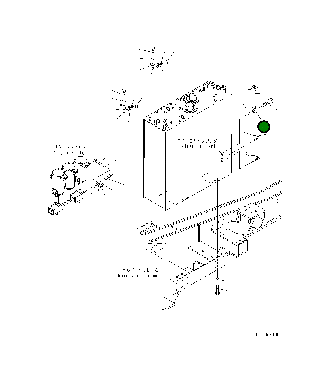 Блок 21T-60-31390 Komatsu