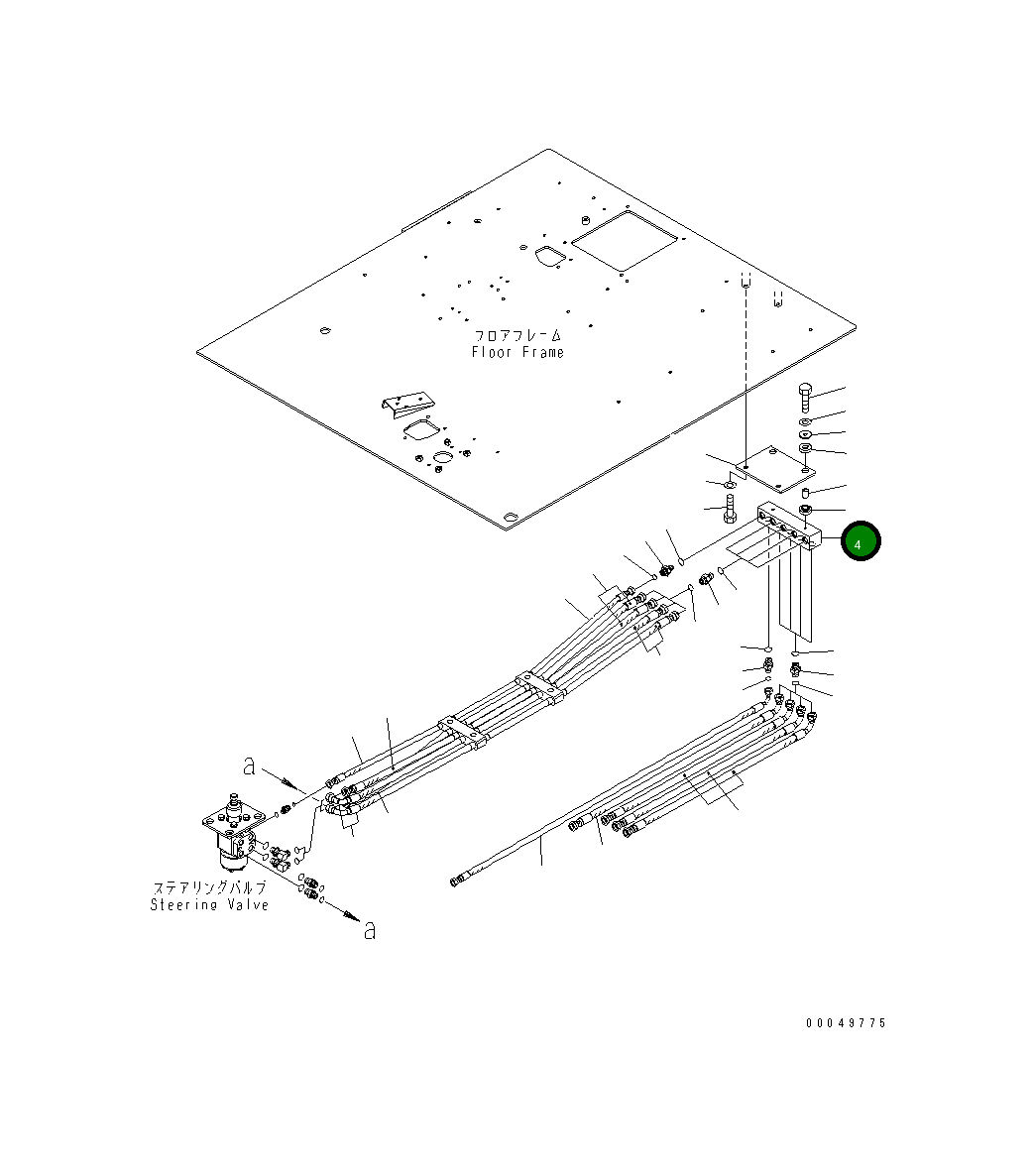 Блок 56B-61-13850 Komatsu