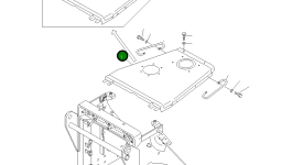 Капот 154-54-43361 Komatsu