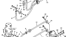 Трубка 209-62-54251 Komatsu