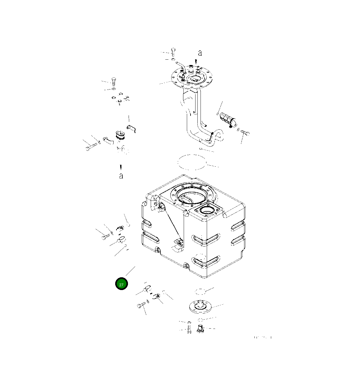 Индикатор 2A6-01-12251 Komatsu