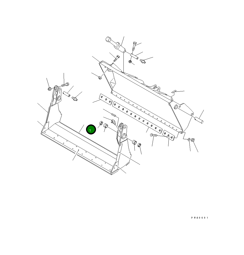 Зажим 419-823-1111 Komatsu