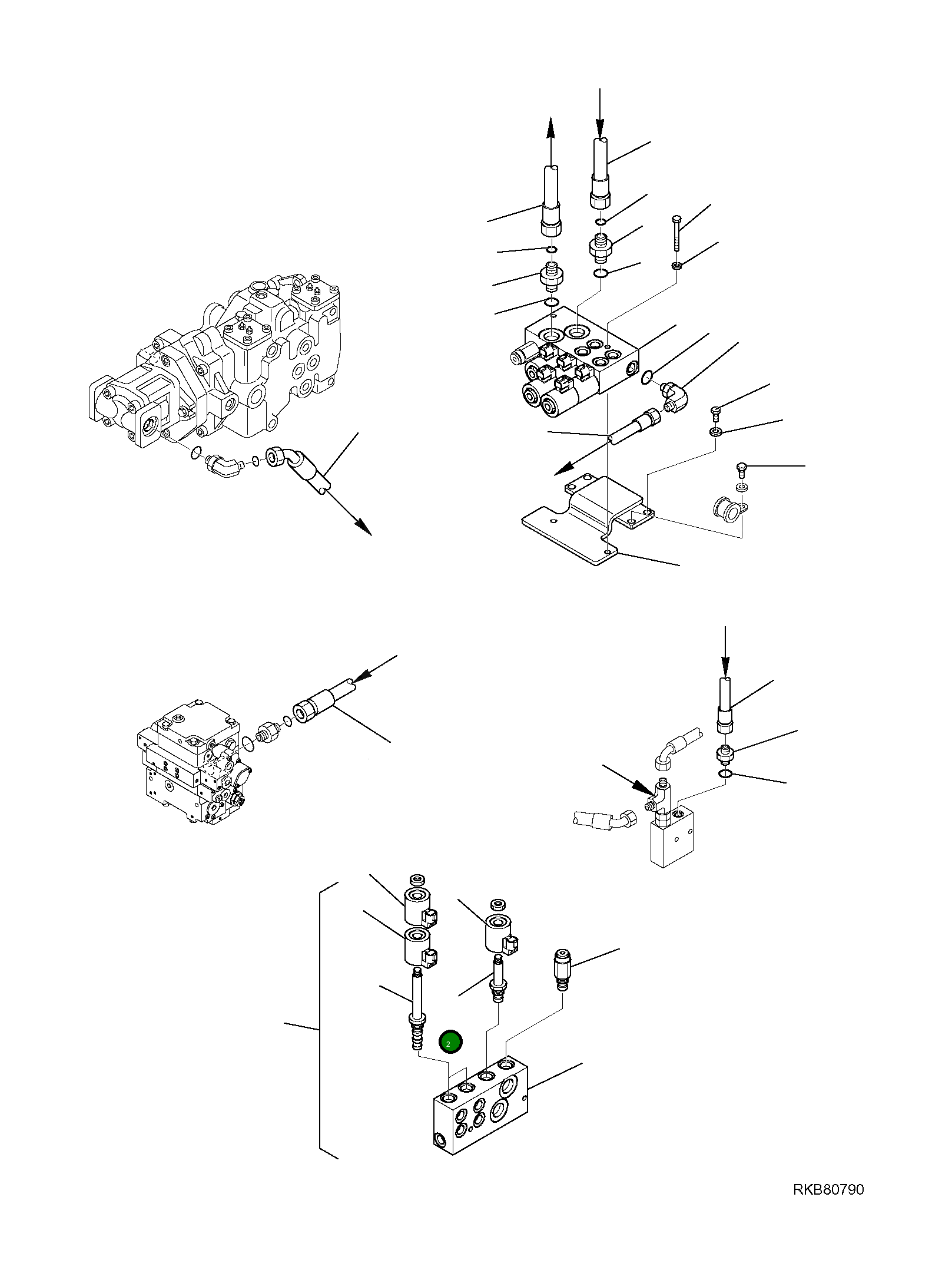 Золотник 845241012 Komatsu