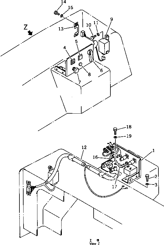 Панель 144-B60-1150 Komatsu
