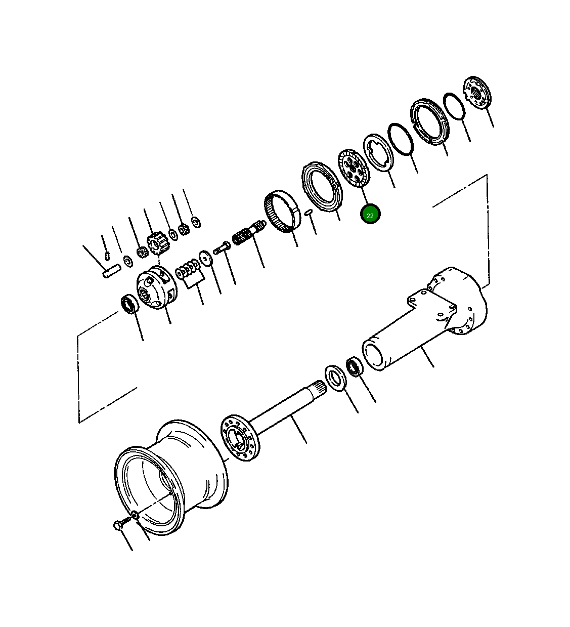 Диск 1300 249 H1 Komatsu