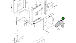 Защитный кожух 208-03-61710 Komatsu