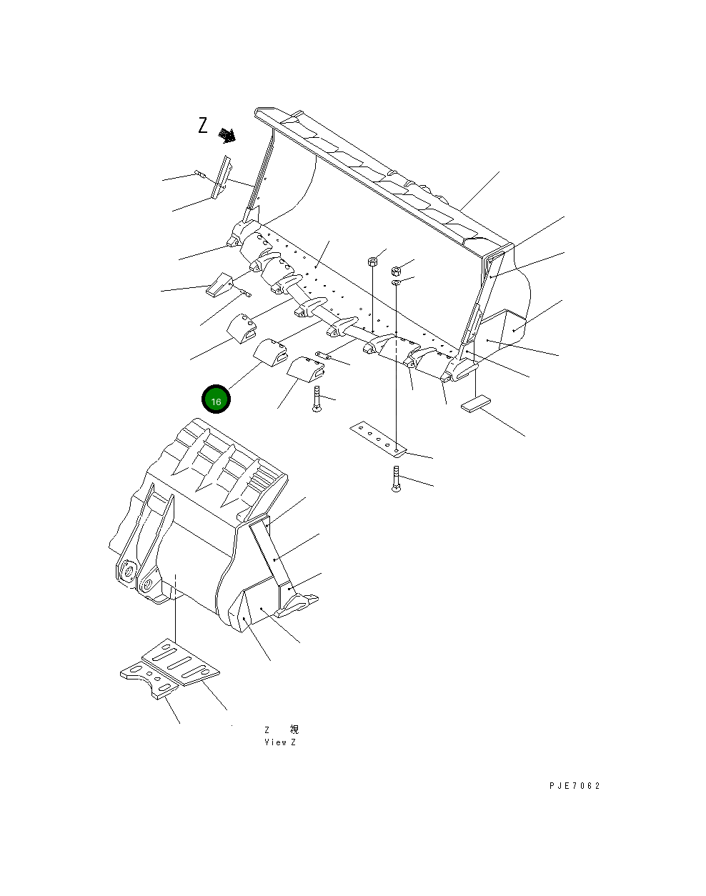 Защитный кожух 428-70-13621 Komatsu