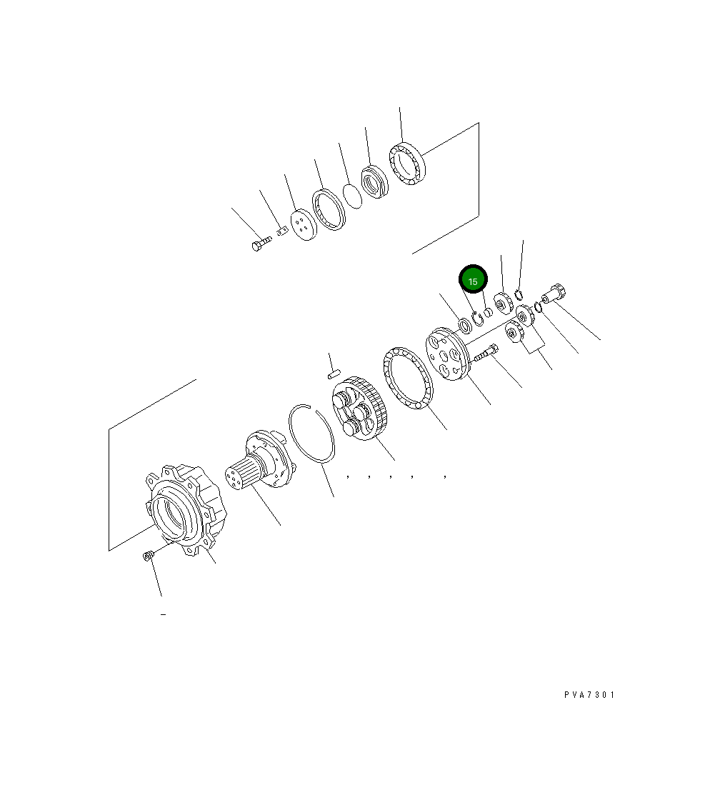 Деталь TZ550A1014-00 Komatsu