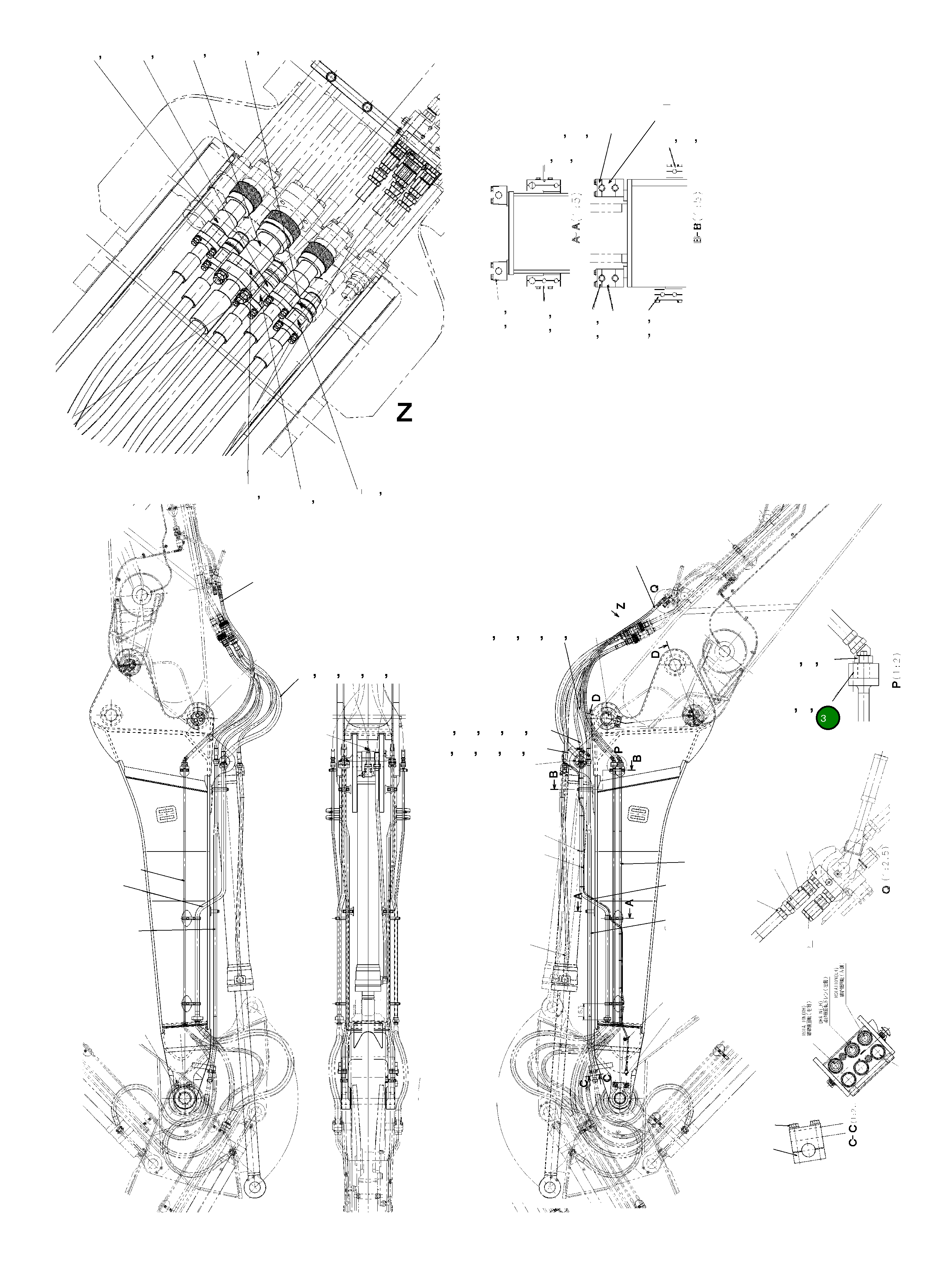 Блок 208-70-KC830 Komatsu