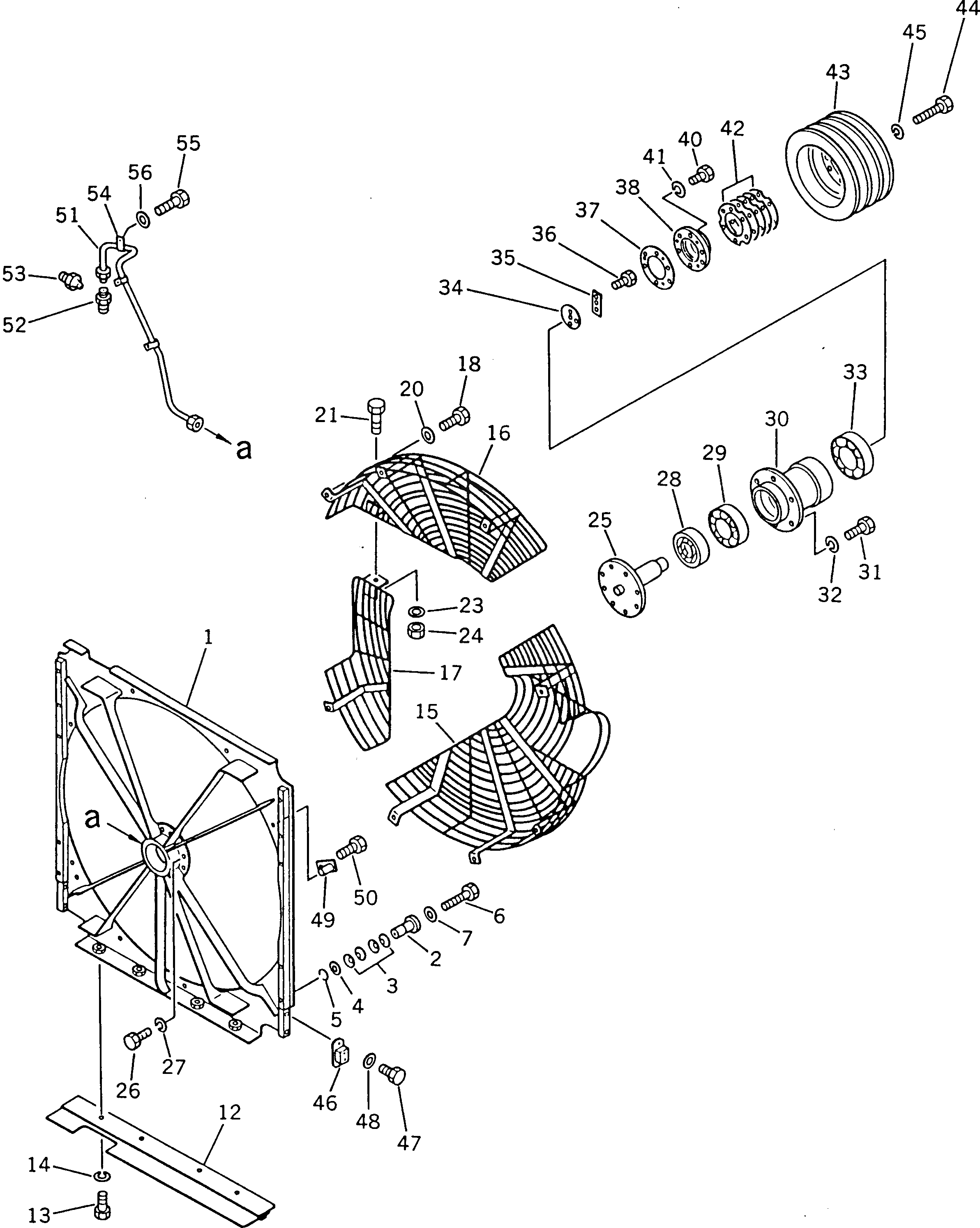 Защитный кожух 195-03-15833 Komatsu