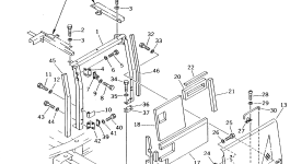 Лист 206-54-K1670 Komatsu