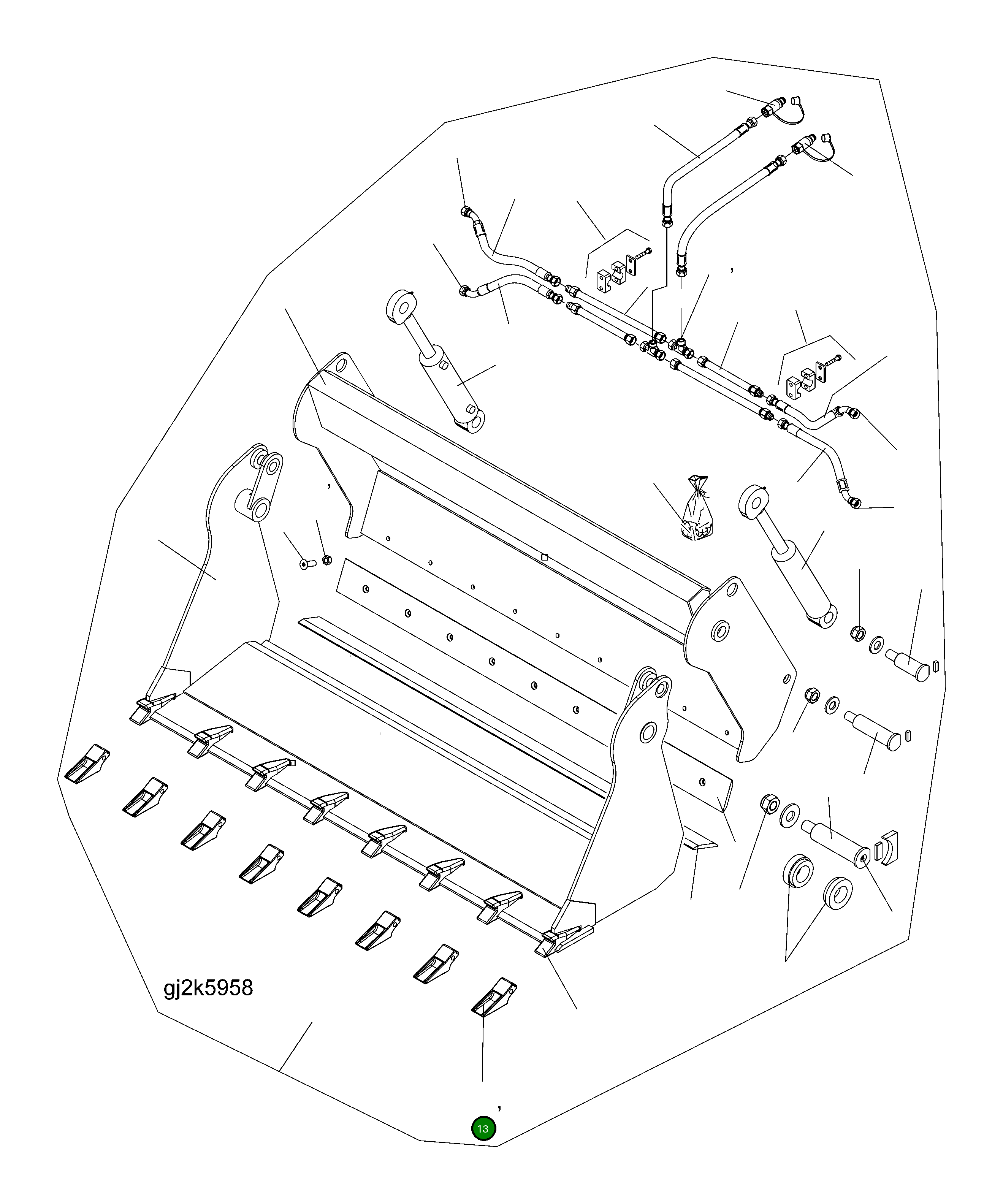Замок 416-71-H0P34 Komatsu