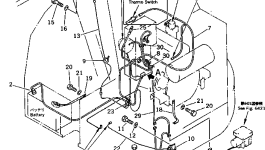 Провод 21U-06-14110 Komatsu