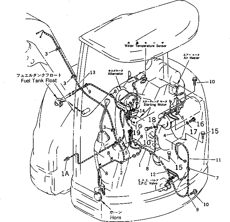 Жгут проводов 21U-06-24510 Komatsu