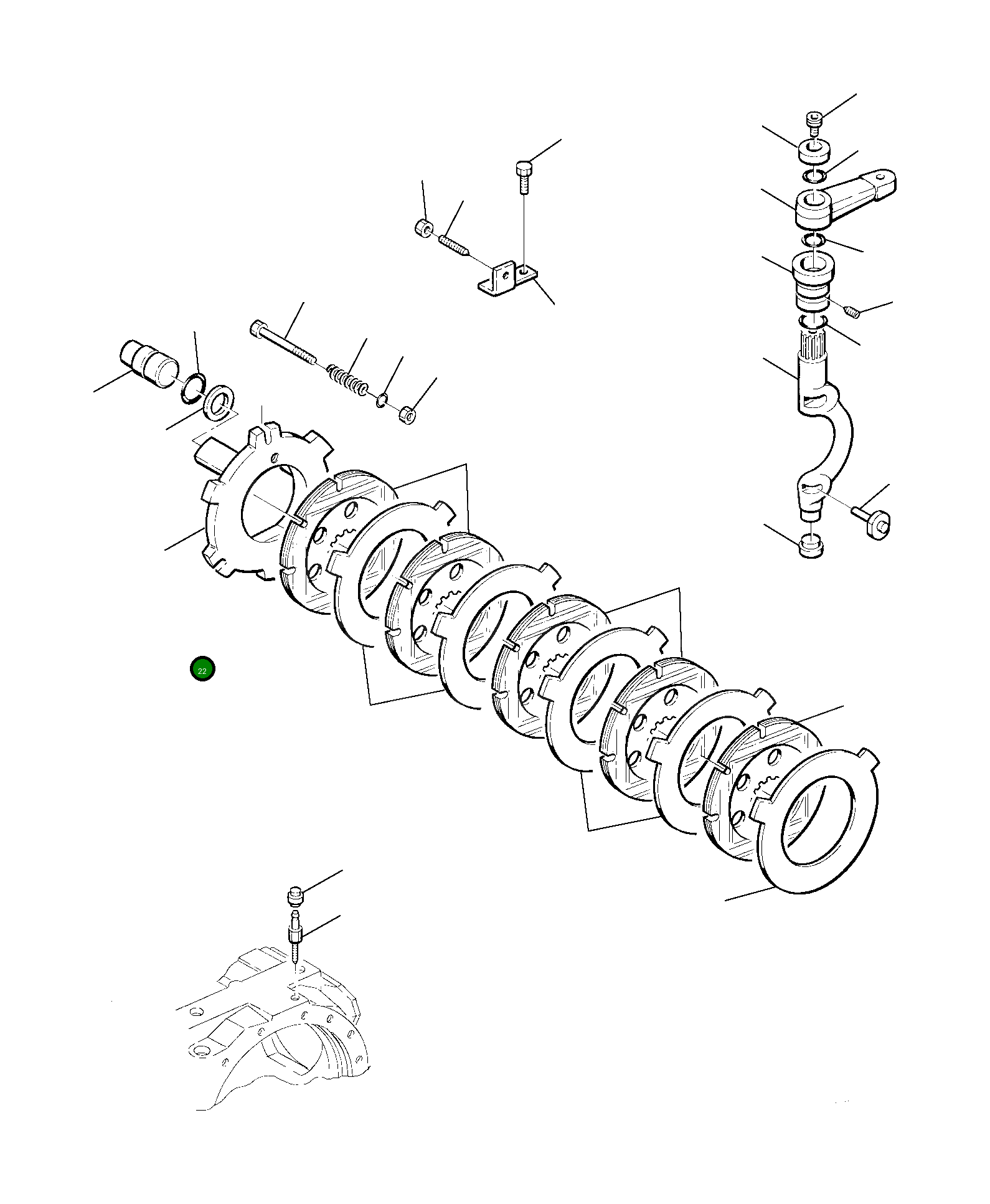 Диск HU1717403 Komatsu