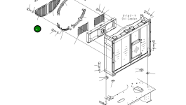 Защитный кожух 21T-03-31623 Komatsu