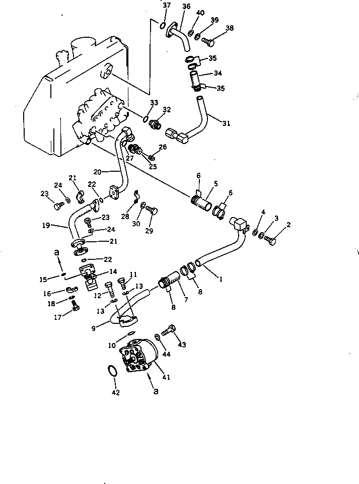 Труба 144-62-21110 Komatsu